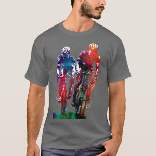 Twee bikers sport kunst t-shirt