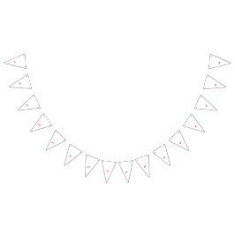 Twee bladeren met ingewikkelde rode en witte vlek vlaggetjes