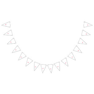 Twee bladeren met ingewikkelde rode en witte vlek vlaggetjes