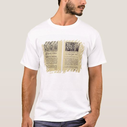 Twee bladzijden van "La Grande Colere de Pere T-shirt (Voorkant)