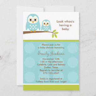 Twee blauw babyschoenspanners kaart