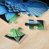 Twee Blauwe en Gele Vogels Legpuzzel (Zijkant)