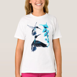 Twee blauwe Shirten T-shirt