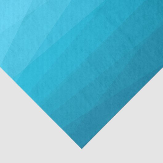 Twee blauwe tinten polygonaal tissuepapier (Detail)