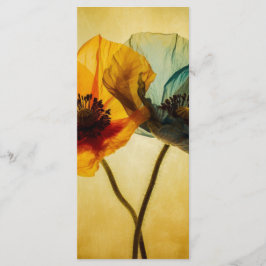 Twee bloemen Bladwijzer Menu