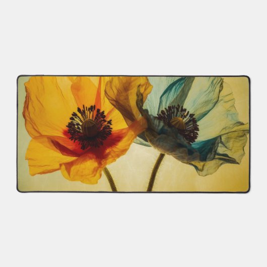 Twee bloemen bureaumat (Voorkant)