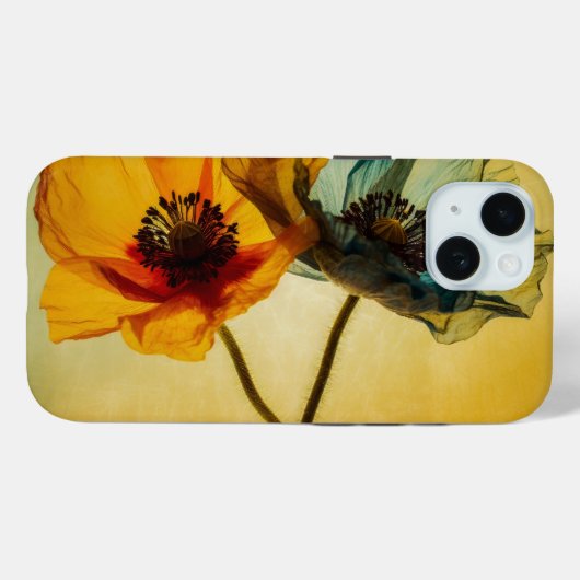 Twee bloemen Case-Mate iPhone case (Achterkant (horizontaal))