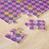 Twee Bloemen Diamanten Legpuzzel (Zijkant)