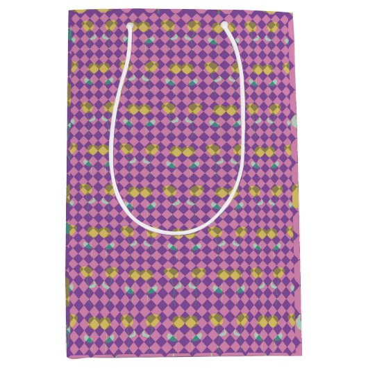 Twee Bloemen Diamanten Medium Cadeauzakje (Voorkant)