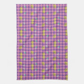 Twee Bloemen Diamanten Theedoek (Verticaal)