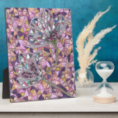 Twee bloemen fotoplaat (Zijkant)