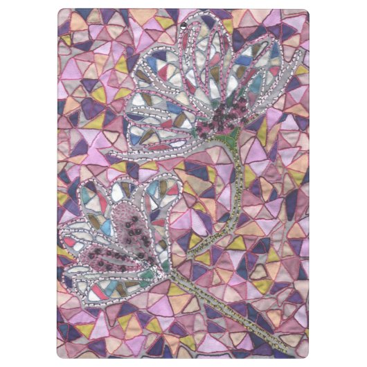 Twee bloemen klembord (Achterkant)