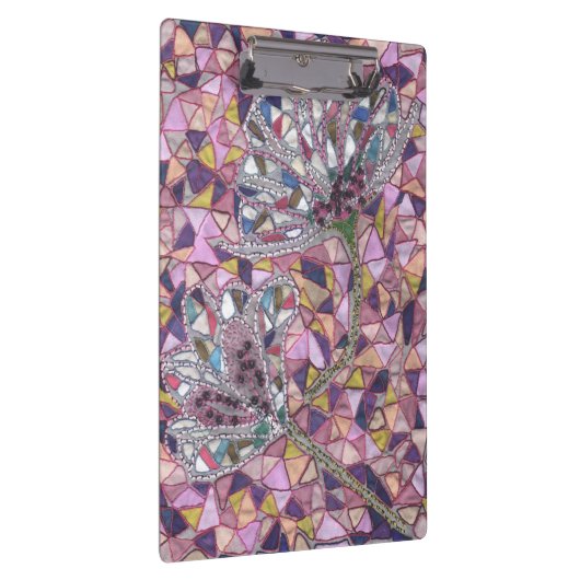 Twee bloemen klembord (Rechts)