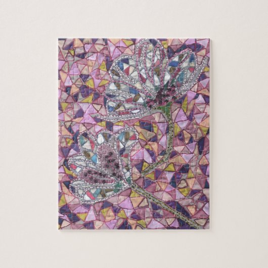 Twee bloemen legpuzzel (Verticaal)