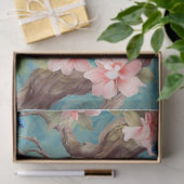 Twee Bloemen Peacocks Decoupage Tissuepapier (Geschenk)