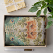 Twee Bloemen Peacocks Decoupage Tissuepapier (Geschenk)