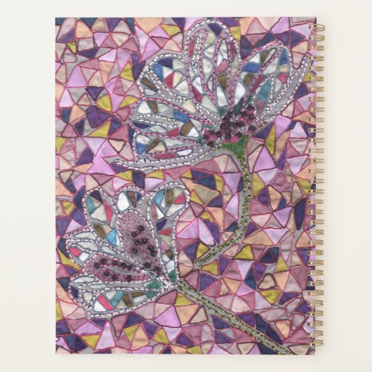 Twee bloemen planner (Achterkant)