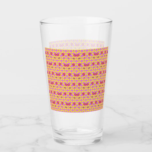 Twee Bloemen Rozen Glas (Voorkant)