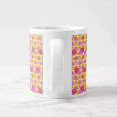 Twee Bloemen Rozen Grote Koffiekop (Achterkant)