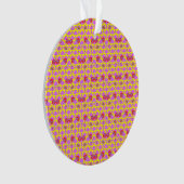 Twee Bloemen Rozen Ornament (voorkant)