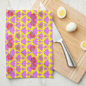 Twee Bloemen Rozen Theedoek (Quarter Fold)