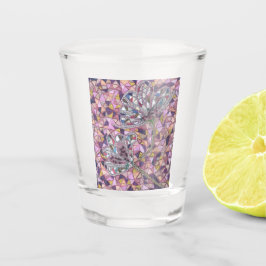 Twee bloemen shot glas