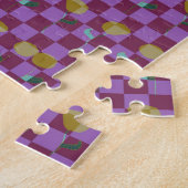 Twee Bloemen Vierkanten Legpuzzel (Zijkant)