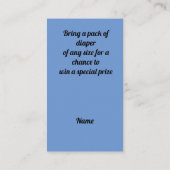 Twee Blue Elephants Enclosure Kaart (Achterkant)