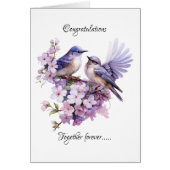 Twee Bluebirds Liefde Bruiloft (Voorkant)