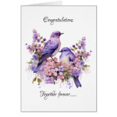 Twee Bluebirds Liefde Bruiloft (Voorkant)