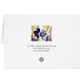 Twee BlueOrchids Card 37-kaart (Achterkant Horizontaal)