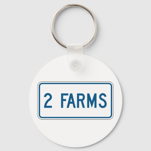 Twee Boerderijen Sleutelhanger (Voorkant)