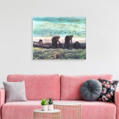 Twee boeren van Vincent van Gogh Canvas Afdruk (Insitu (Woonkamer))