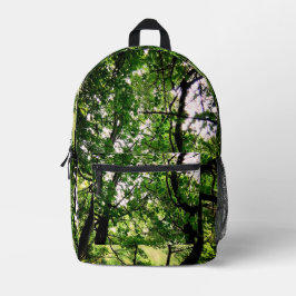 Twee bomen bedrukte rugzak