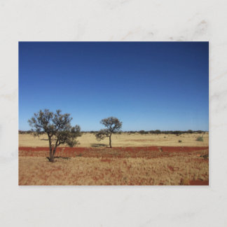 Twee bomen briefkaart