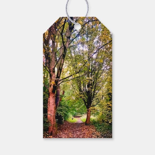 Twee bomen cadeaulabel (Voorkant)