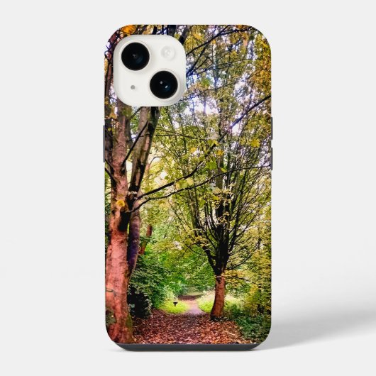 Twee bomen iPhone hoesje (Achterkant)