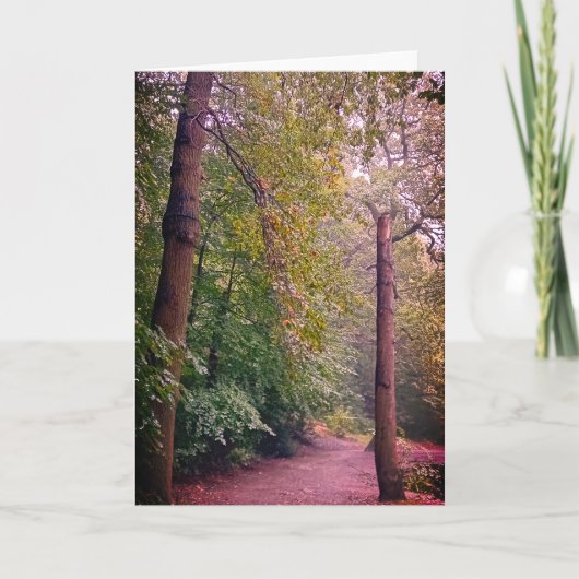 Twee bomen kaart (Voorkant)