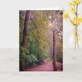 Twee bomen kaart (Gele Bloem)