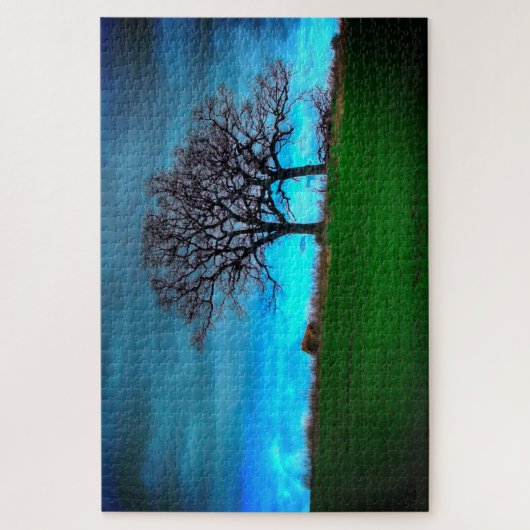 Twee bomen legpuzzel (Verticaal)