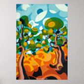 Twee bomen poster (Voorkant)