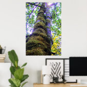 Twee bomen poster (Thuiskantoor)