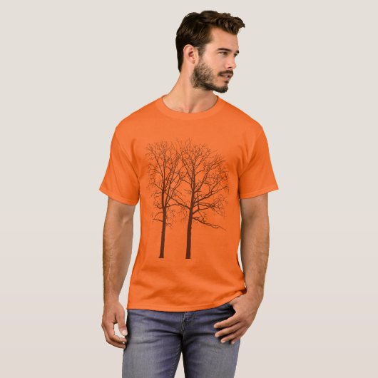 Twee bomen t-shirt (Voorkant volledig)
