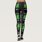Twee bomen winterse vibes leggings (Achterkant)