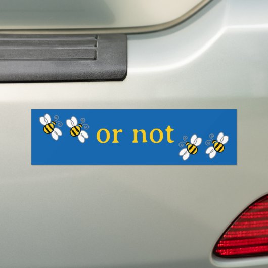 twee bommenbumper bumpersticker (Op auto)