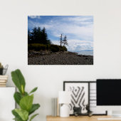 Twee boompunten poster (Thuiskantoor)