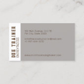 Twee Border Collies Dog Trainer Visitekaartje (Achterkant)