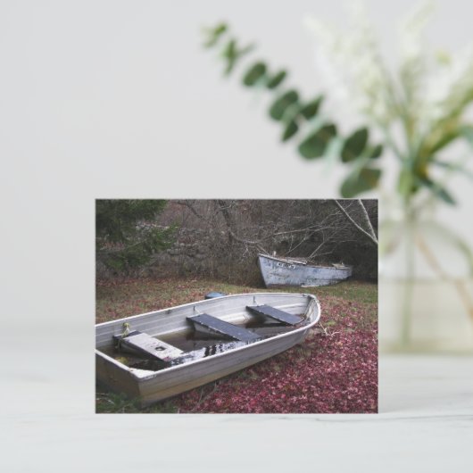Twee boten briefkaart (Staand voorkant)