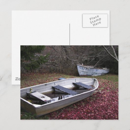 Twee boten briefkaart (Voorkant / Achterkant)