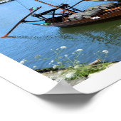 Twee boten op de Douro, Porto Poster (Hoek)